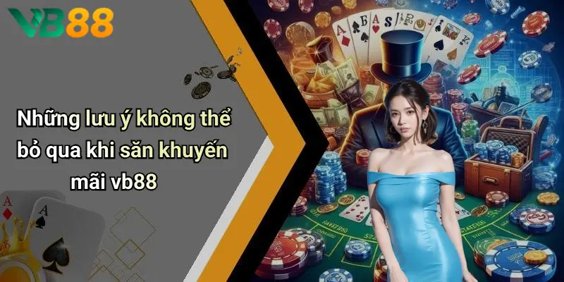 Những lưu ý không thể bỏ qua khi săn khuyến mãi vb88